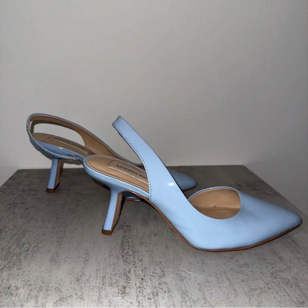 Antonio Melani Baby Blue Heels - Picture 2 of 6